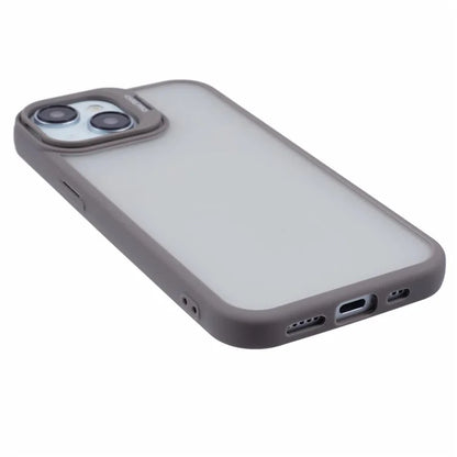 NKS Series For iPhone 13 Case Lens Frame Bracket TPU+PC Shockproof Phone Cover