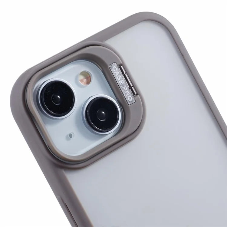 NKS Series For iPhone 13 Case Lens Frame Bracket TPU+PC Shockproof Phone Cover