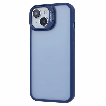 NKS Series For iPhone 13 Case Lens Frame Bracket TPU+PC Shockproof Phone Cover