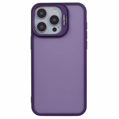 NKS Series For iPhone 15 Pro Case Lens Frame Bracket TPU+PC Shockproof Phone Cover