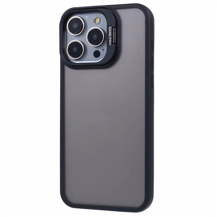 NKS Series For iPhone 15 Pro Case Lens Frame Bracket TPU+PC Shockproof Phone Cover