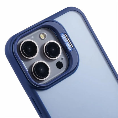 NKS Series For iPhone 14 Pro Max Case Lens Frame Bracket TPU+PC Shockproof Phone Cover