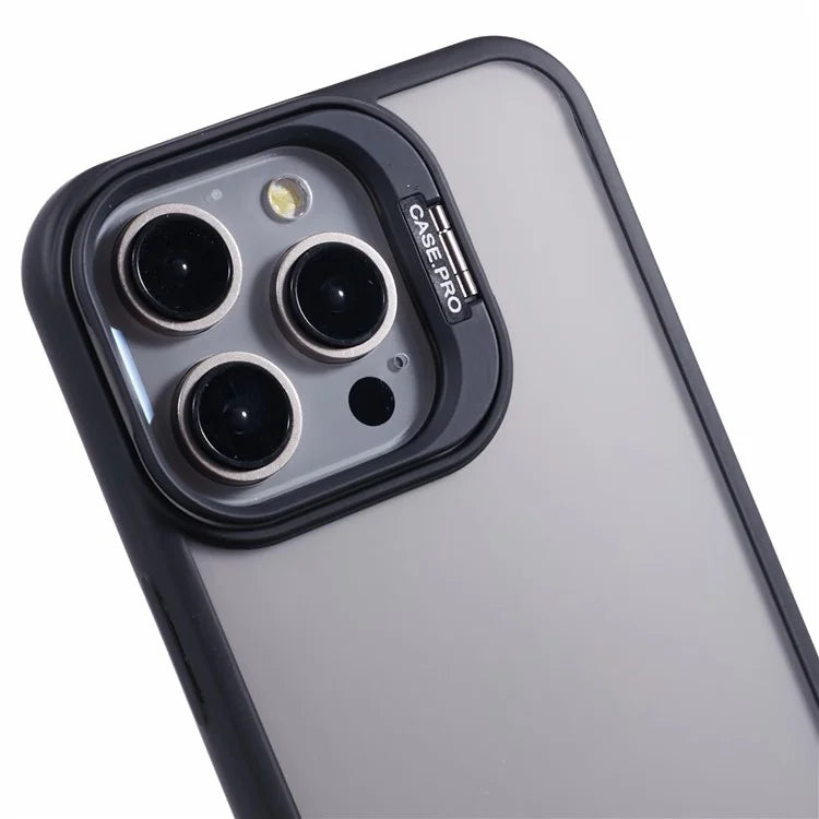 NKS Series For iPhone 14 Pro Max Case Lens Frame Bracket TPU+PC Shockproof Phone Cover