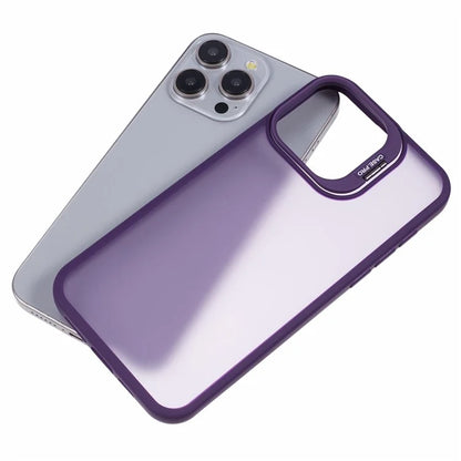 NKS Series For iPhone 14 Pro Case Lens Frame Bracket TPU+PC Shockproof Phone Cover