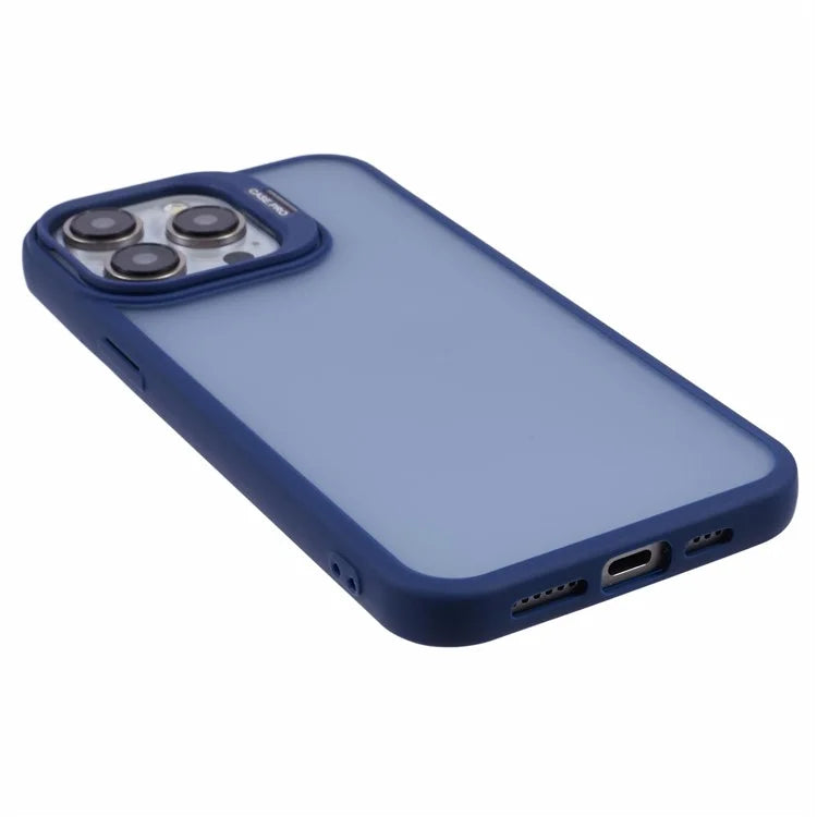 NKS Series For iPhone 14 Pro Case Lens Frame Bracket TPU+PC Shockproof Phone Cover