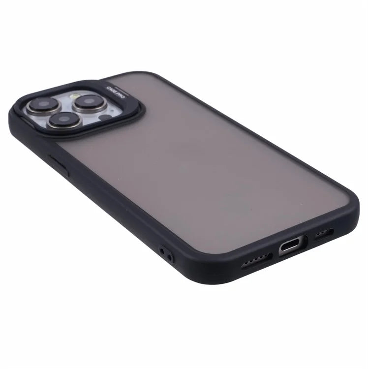 NKS Series For iPhone 14 Pro Case Lens Frame Bracket TPU+PC Shockproof Phone Cover
