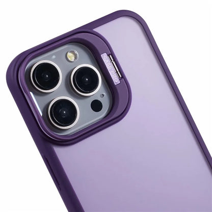 NKS Series For iPhone 13 Pro Max Case Lens Frame Bracket TPU+PC Phone Cover