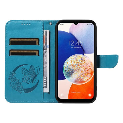 For Samsung Galaxy A05s 4G Case with Hand Strap Butterfly Leather Wallet Phone Cover