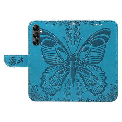 For Samsung Galaxy A05s 4G Case with Hand Strap Butterfly Leather Wallet Phone Cover