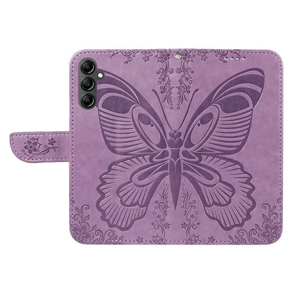 For Samsung Galaxy A05s 4G Case with Hand Strap Butterfly Leather Wallet Phone Cover