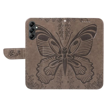 For Samsung Galaxy A05s 4G Case with Hand Strap Butterfly Leather Wallet Phone Cover