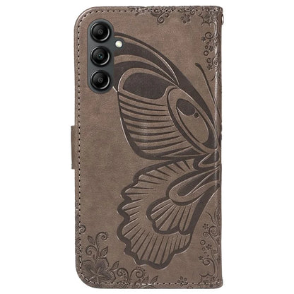 For Samsung Galaxy A05s 4G Case with Hand Strap Butterfly Leather Wallet Phone Cover