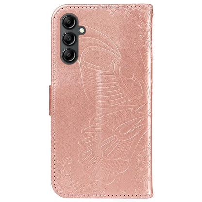 For Samsung Galaxy A05s 4G Case with Hand Strap Butterfly Leather Wallet Phone Cover