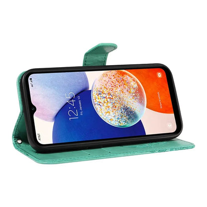 For Samsung Galaxy A05s 4G Case with Hand Strap Butterfly Leather Wallet Phone Cover