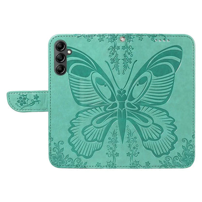 For Samsung Galaxy A05s 4G Case with Hand Strap Butterfly Leather Wallet Phone Cover