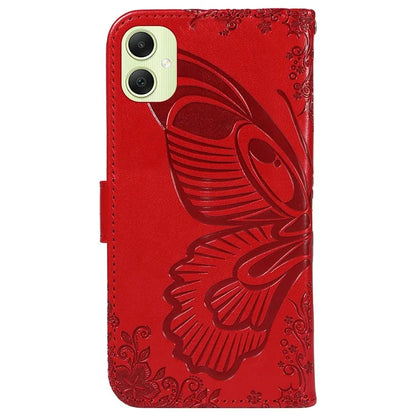 For Samsung Galaxy A05 4G Case Butterfly Leather Wallet Phone Cover with Hand Strap