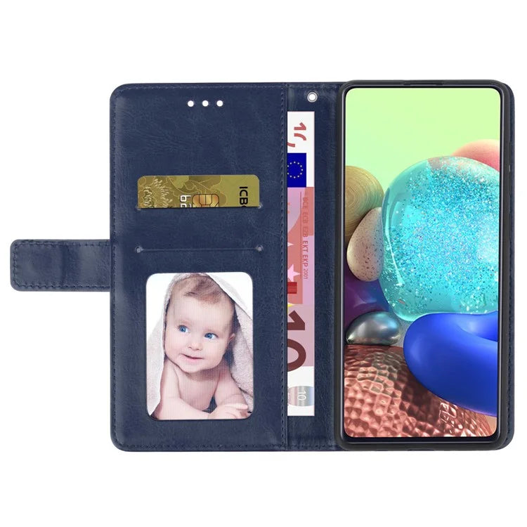 HT01 For Xiaomi Redmi 13 4G Case Leather Flip Phone Cover Y-Shaped Lines
