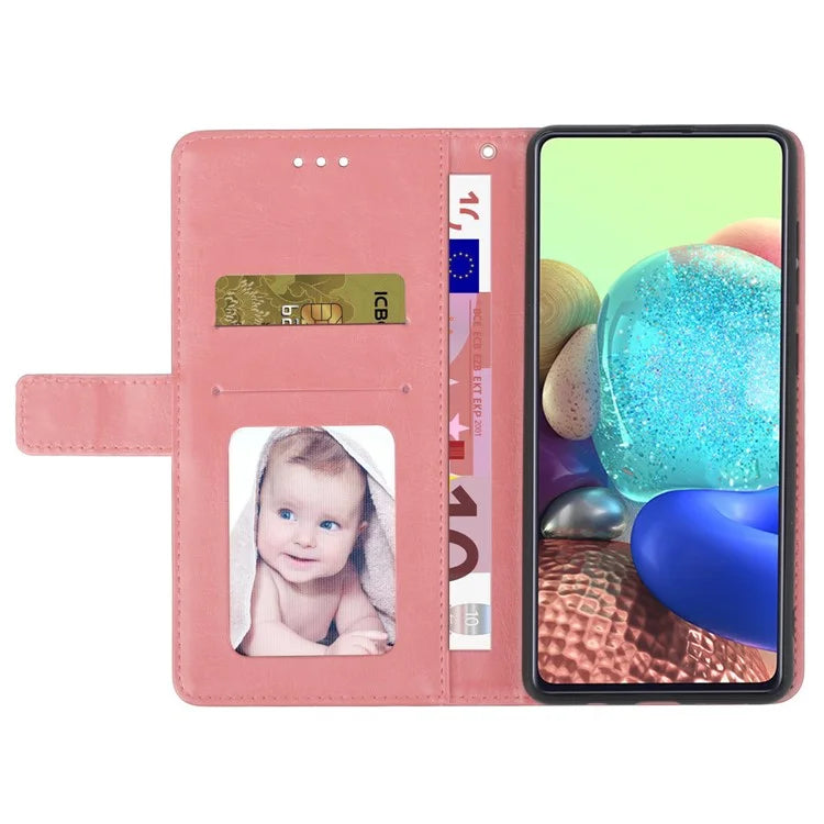 HT01 For Xiaomi Redmi 13 4G Case Leather Flip Phone Cover Y-Shaped Lines