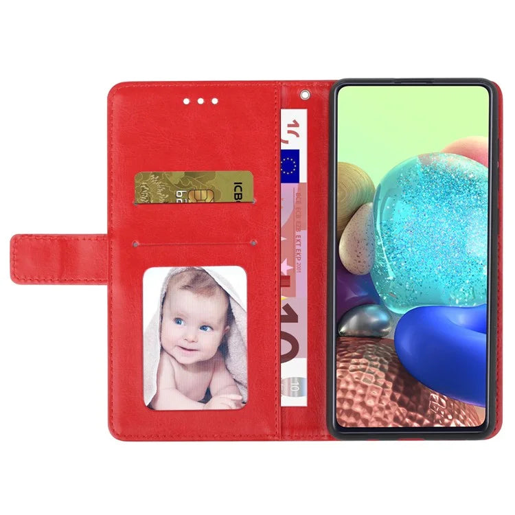 HT01 For Xiaomi Redmi 13 4G Case Leather Flip Phone Cover Y-Shaped Lines