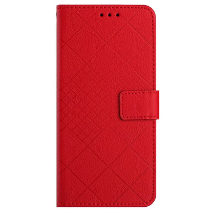 HT06 For Xiaomi Redmi 13 4G Case Litchi Texture Leather Wallet Phone Cover with Strap
