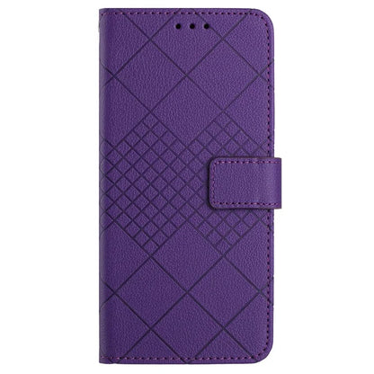 HT06 For Xiaomi Redmi 13 4G Case Litchi Texture Leather Wallet Phone Cover with Strap