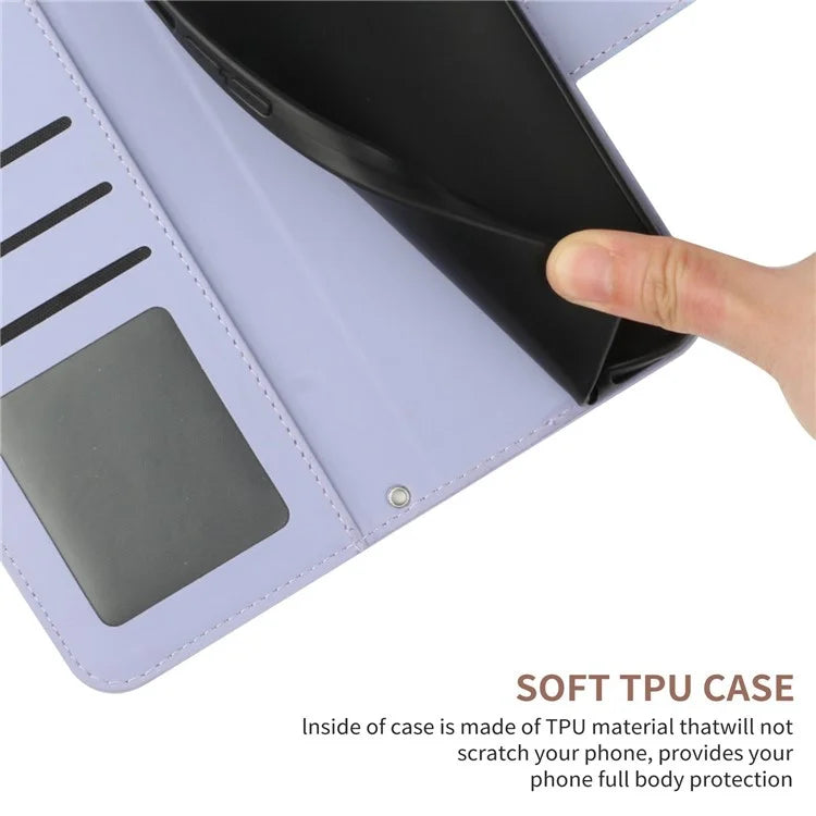 HT04 For Honor 200 Pro 5G Case Sunflower Flip Leather Phone Cover Card Slots
