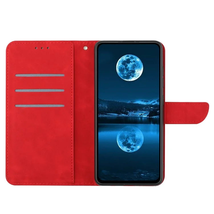 HT05 For Honor 200 Pro 5G Case Card Holder Leather Phone Cover Lines Imprinted