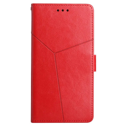 HT01 For Honor 200 Pro 5G Case Y-Shaped Lines Imprinted Leather Phone Cover