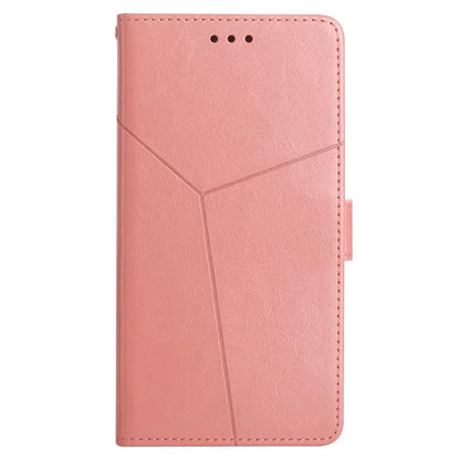 HT01 For Honor 200 Pro 5G Case Y-Shaped Lines Imprinted Leather Phone Cover