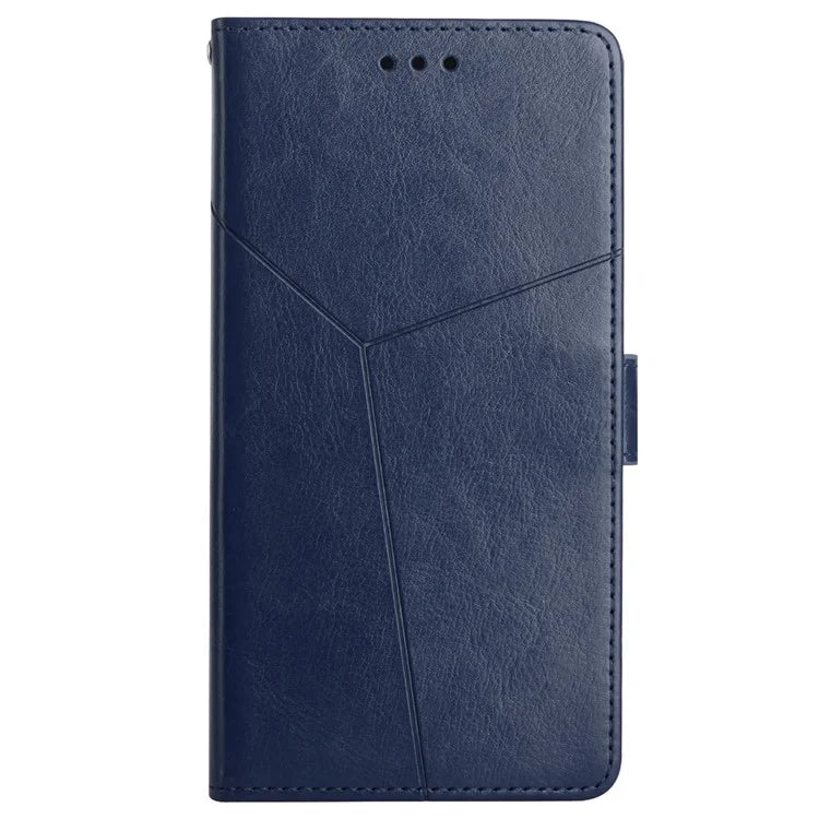 HT01 For Honor 200 Pro 5G Case Y-Shaped Lines Imprinted Leather Phone Cover