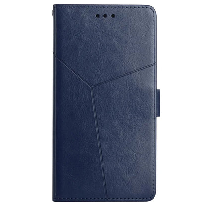 HT01 For Honor 200 Pro 5G Case Y-Shaped Lines Imprinted Leather Phone Cover