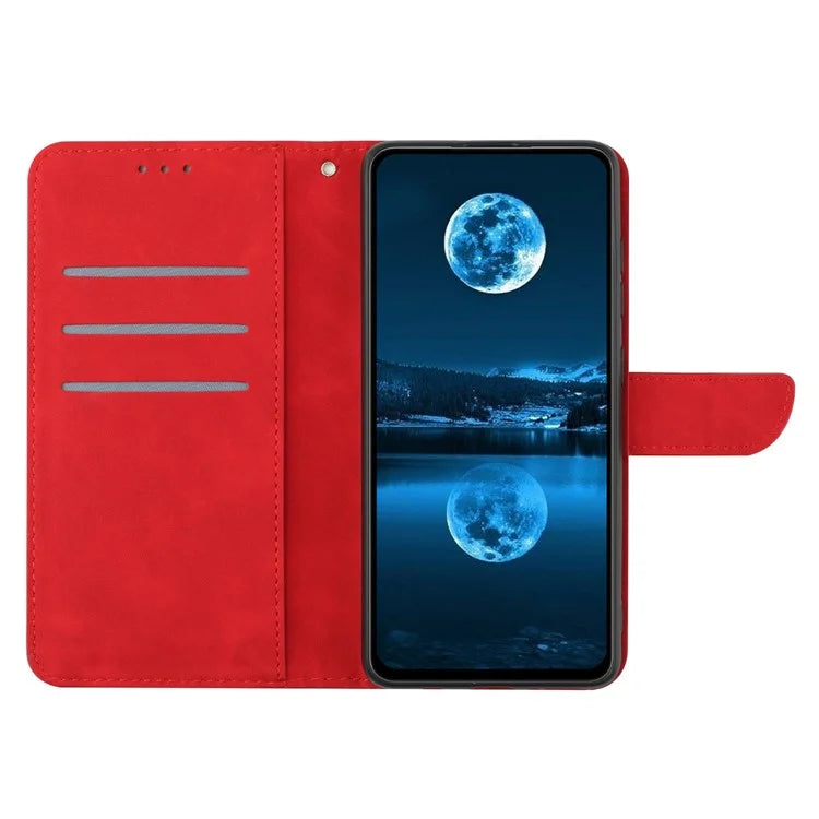 HT05 For Honor 200 5G Case Lines Imprinted Wallet Leather Phone Cover