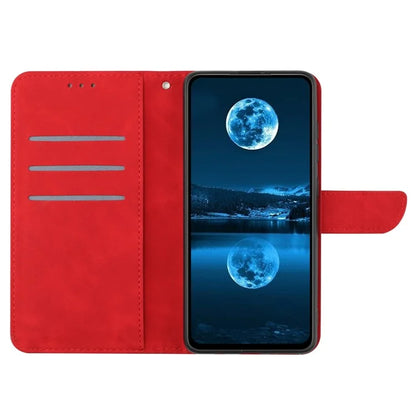 HT05 For iPhone 16 Pro Max Case Leather Phone Cover Card / Cash Slots Stand Feature