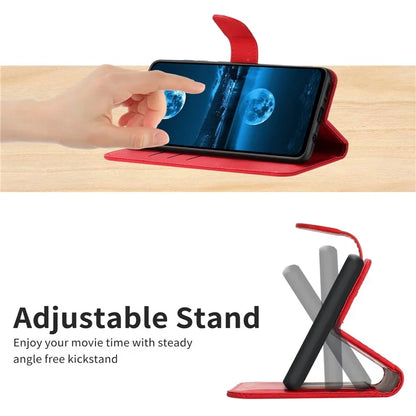 HT05 For iPhone 16 Pro Max Case Leather Phone Cover Card / Cash Slots Stand Feature