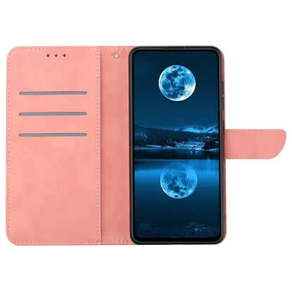 HT05 For iPhone 16 Pro Max Case Leather Phone Cover Card / Cash Slots Stand Feature