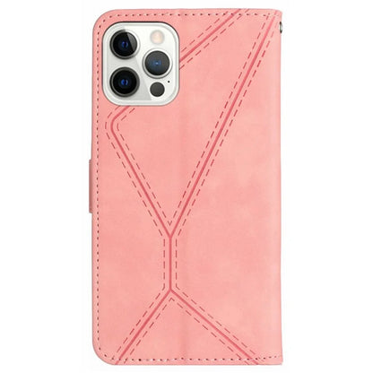 HT05 For iPhone 16 Pro Max Case Leather Phone Cover Card / Cash Slots Stand Feature