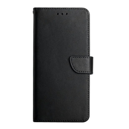HT02 For iPhone 16 Pro Max Case Nappa Texture Genuine Cow Leather Flip Phone Cover
