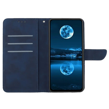 HT05 For iPhone 16 Pro Case Leather Phone Cover Card Slots Stand Feature