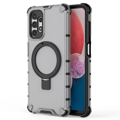 For Samsung Galaxy A13 4G / 5G Case Magnetic Ring Kickstand PC+TPU Phone Cover