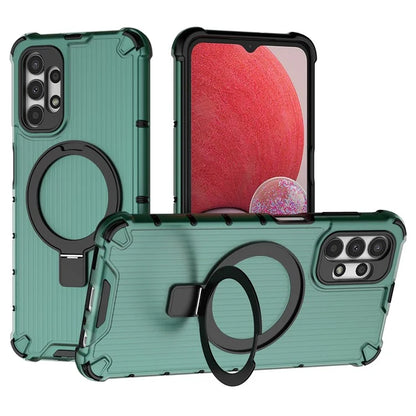 For Samsung Galaxy A13 4G / 5G Case Magnetic Ring Kickstand PC+TPU Phone Cover