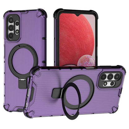 For Samsung Galaxy A13 4G / 5G Case Magnetic Ring Kickstand PC+TPU Phone Cover