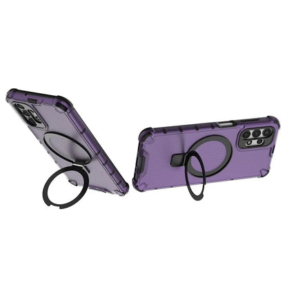 For Samsung Galaxy A13 4G / 5G Case Magnetic Ring Kickstand PC+TPU Phone Cover