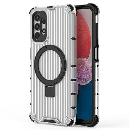For Samsung Galaxy A13 4G / 5G Case Magnetic Ring Kickstand PC+TPU Phone Cover