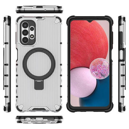 For Samsung Galaxy A13 4G / 5G Case Magnetic Ring Kickstand PC+TPU Phone Cover