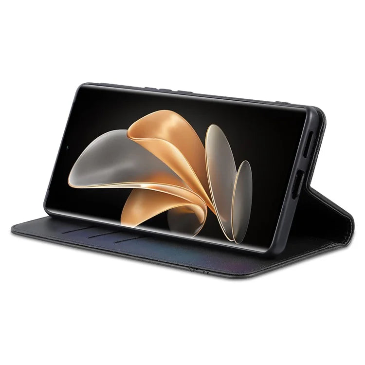 AZNS For vivo V30e 5G Case Leather Phone Cover Hidden Magnetic Adsorption