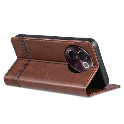 AZNS For vivo V30e 5G Case Leather Phone Cover Hidden Magnetic Adsorption