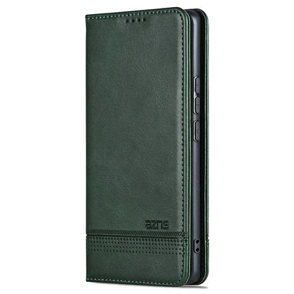 AZNS For vivo V30e 5G Case Leather Phone Cover Hidden Magnetic Adsorption