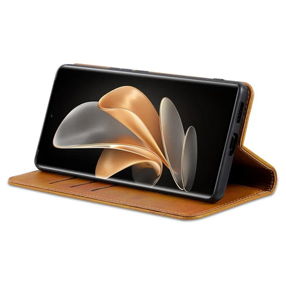 AZNS For vivo V30e 5G Case Leather Phone Cover Hidden Magnetic Adsorption
