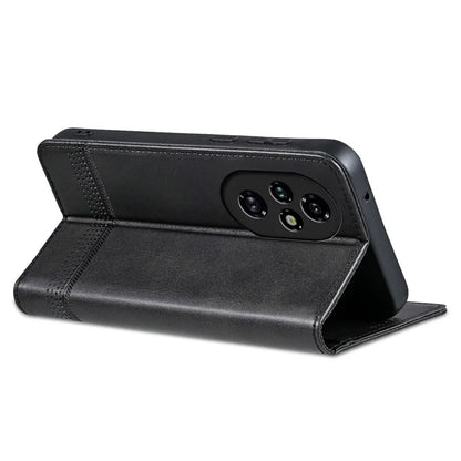 AZNS For Honor 200 5G Case Leather Phone Cover Magnetic Flip Closure