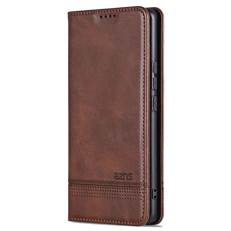 AZNS For Honor 200 5G Case Leather Phone Cover Magnetic Flip Closure